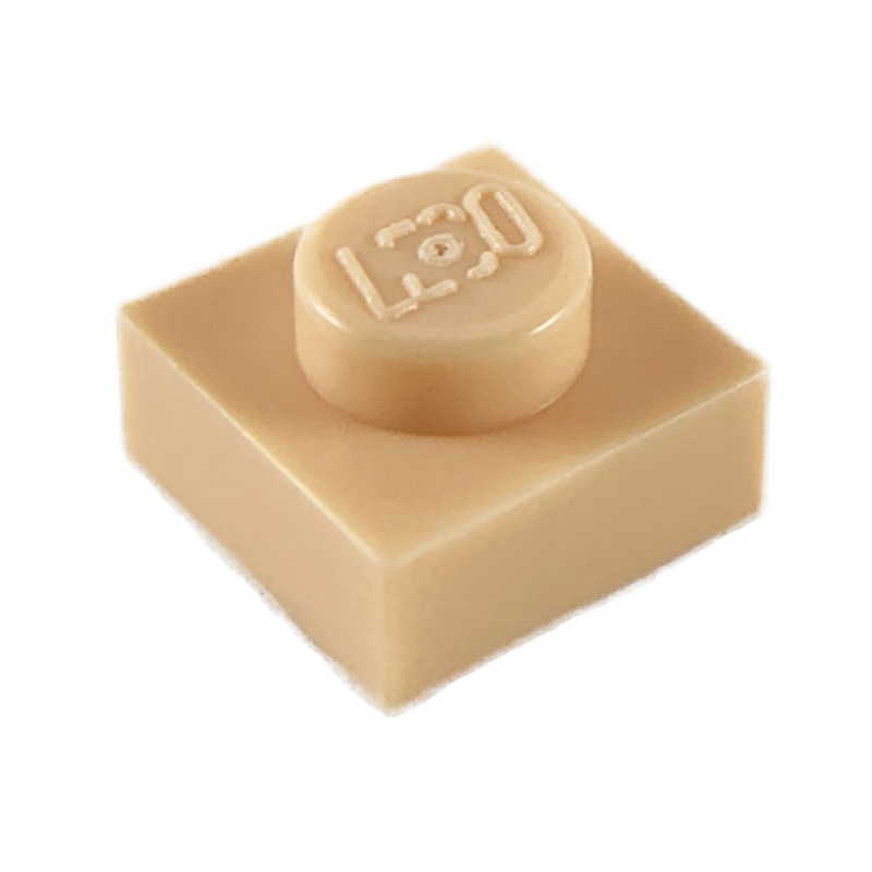 Plaat 1x1 Light Nougat